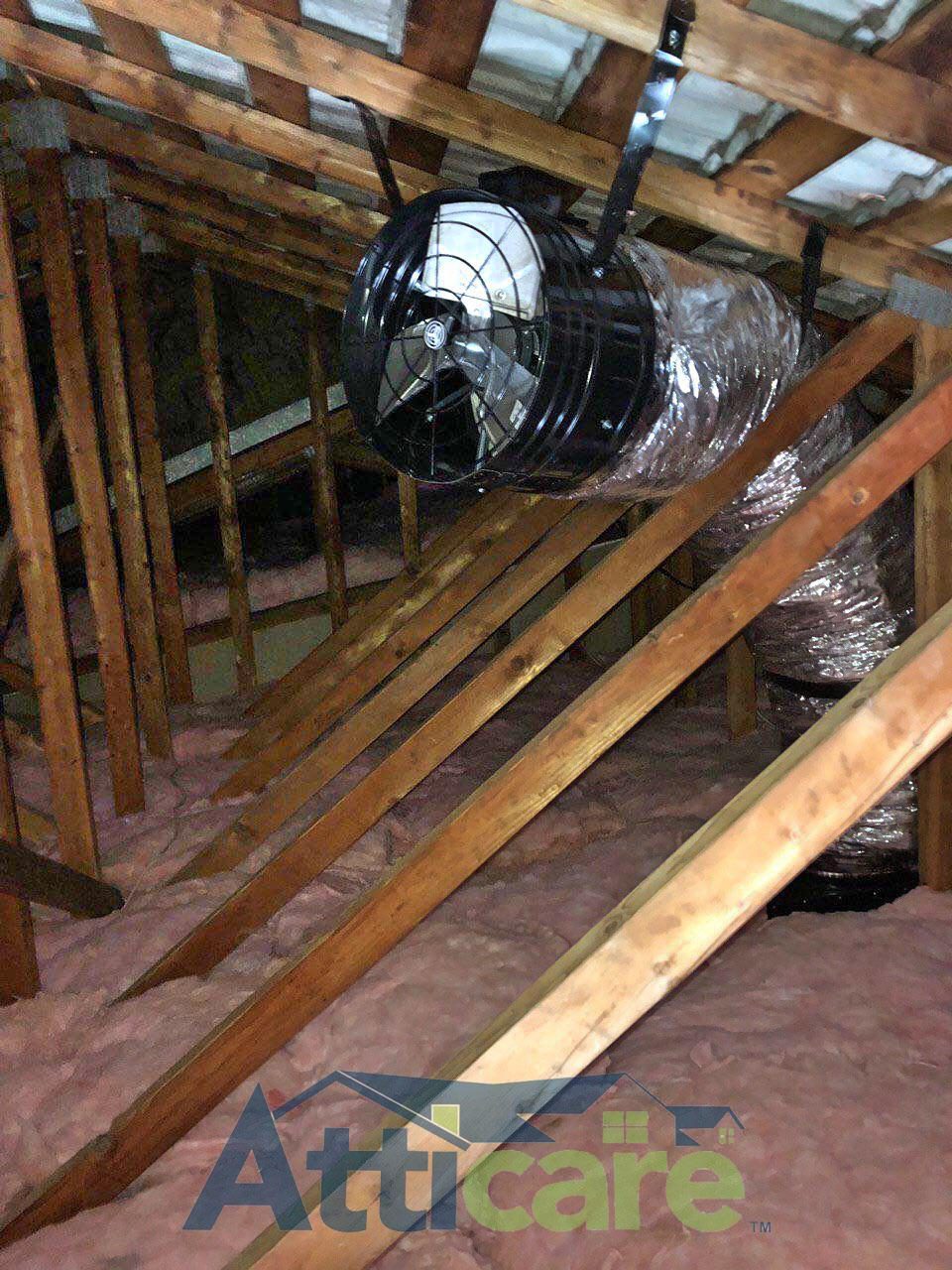 Project Gallery: Whole Attic House Fan in Belmont, CA | Atticare