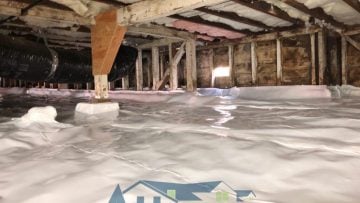 New Crawlspace Vapor Barrier in South San Francisco, CA