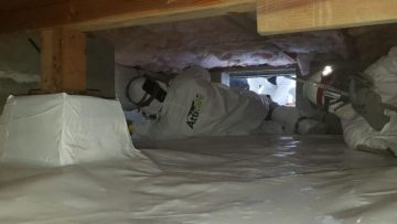 New Insulation and Vapor Barrier Installation in Los Altos Hills, CA