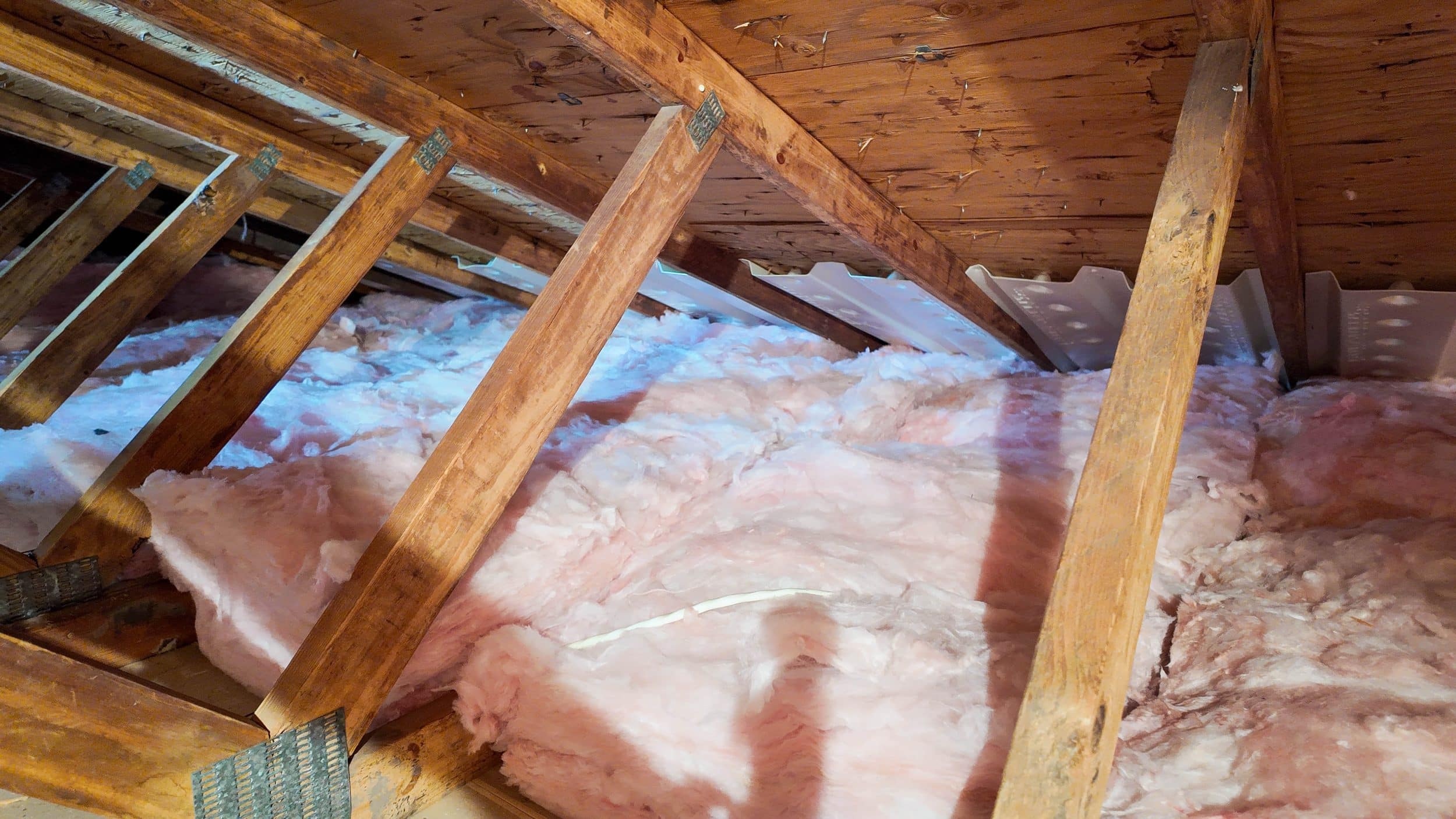 San Francisco attic restoration — new insulation installed