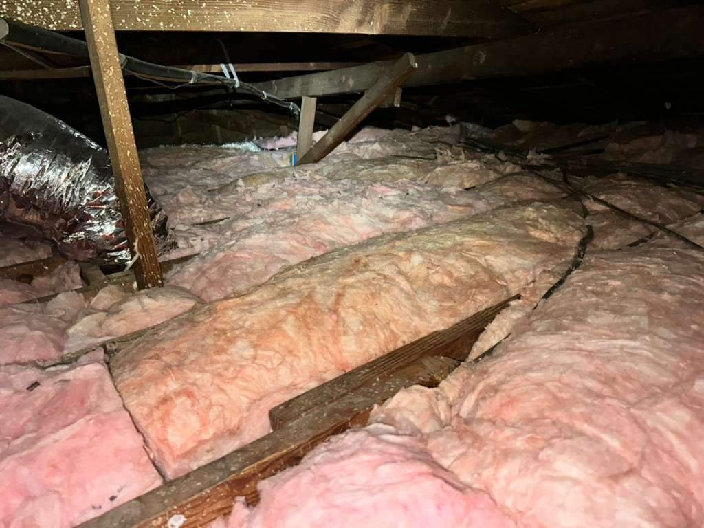 Finished Anaheim attic with new insulation