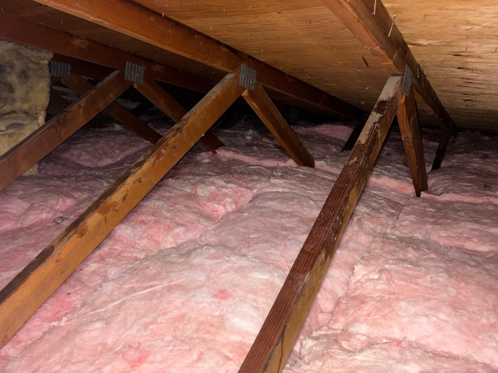 Finished Anaheim attic with new insulation