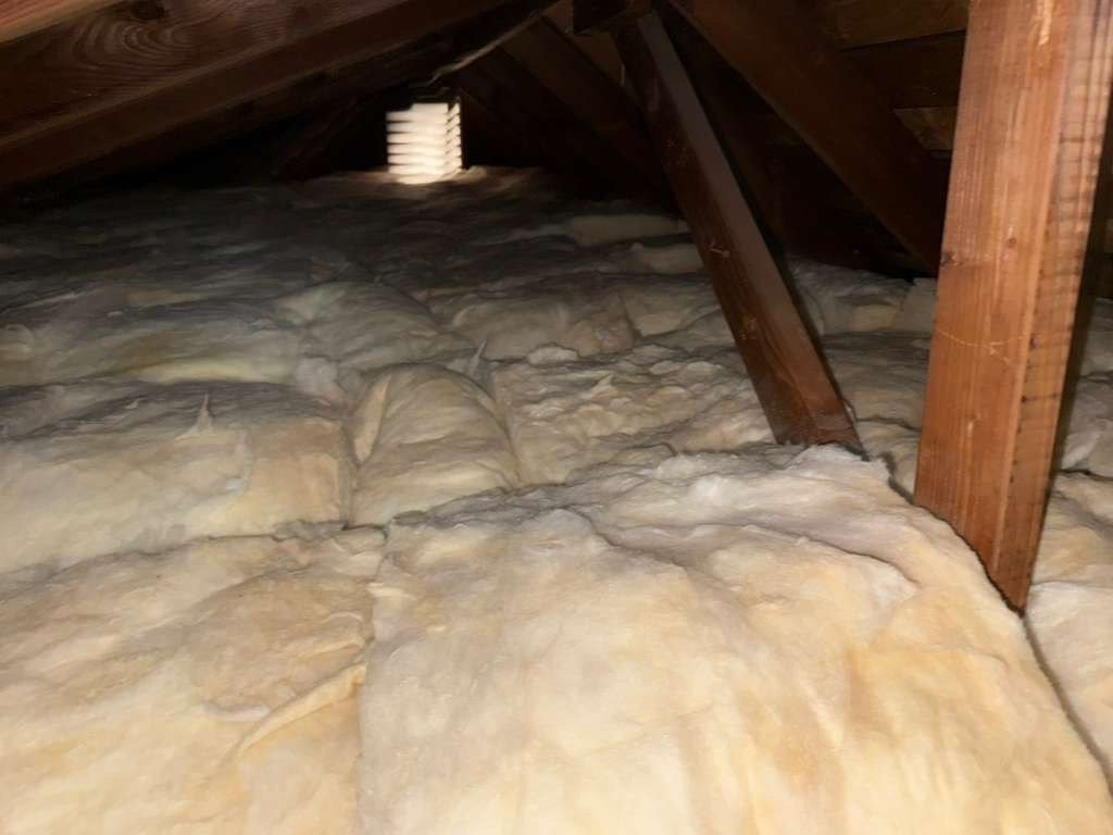 Anaheim attic after the job, new insulation installed