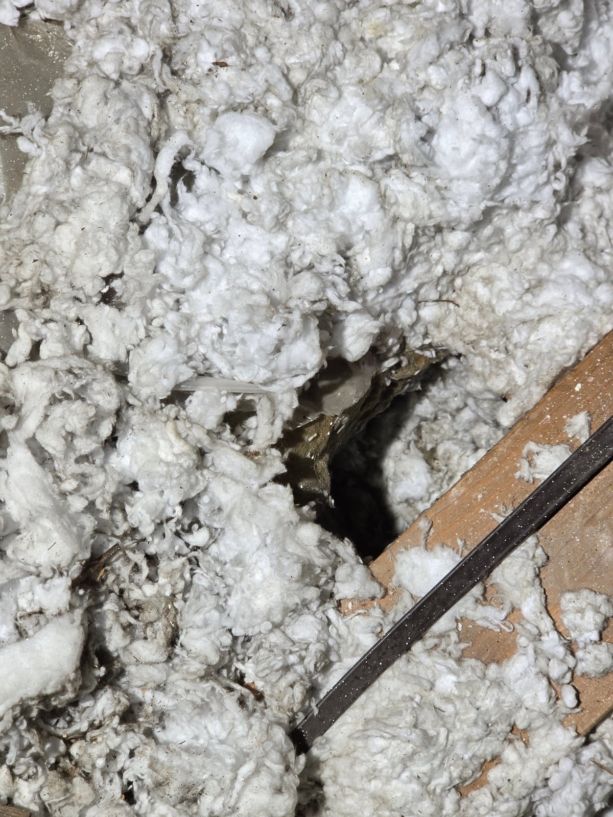 Westminster attic before work — detail of the condition on arrival