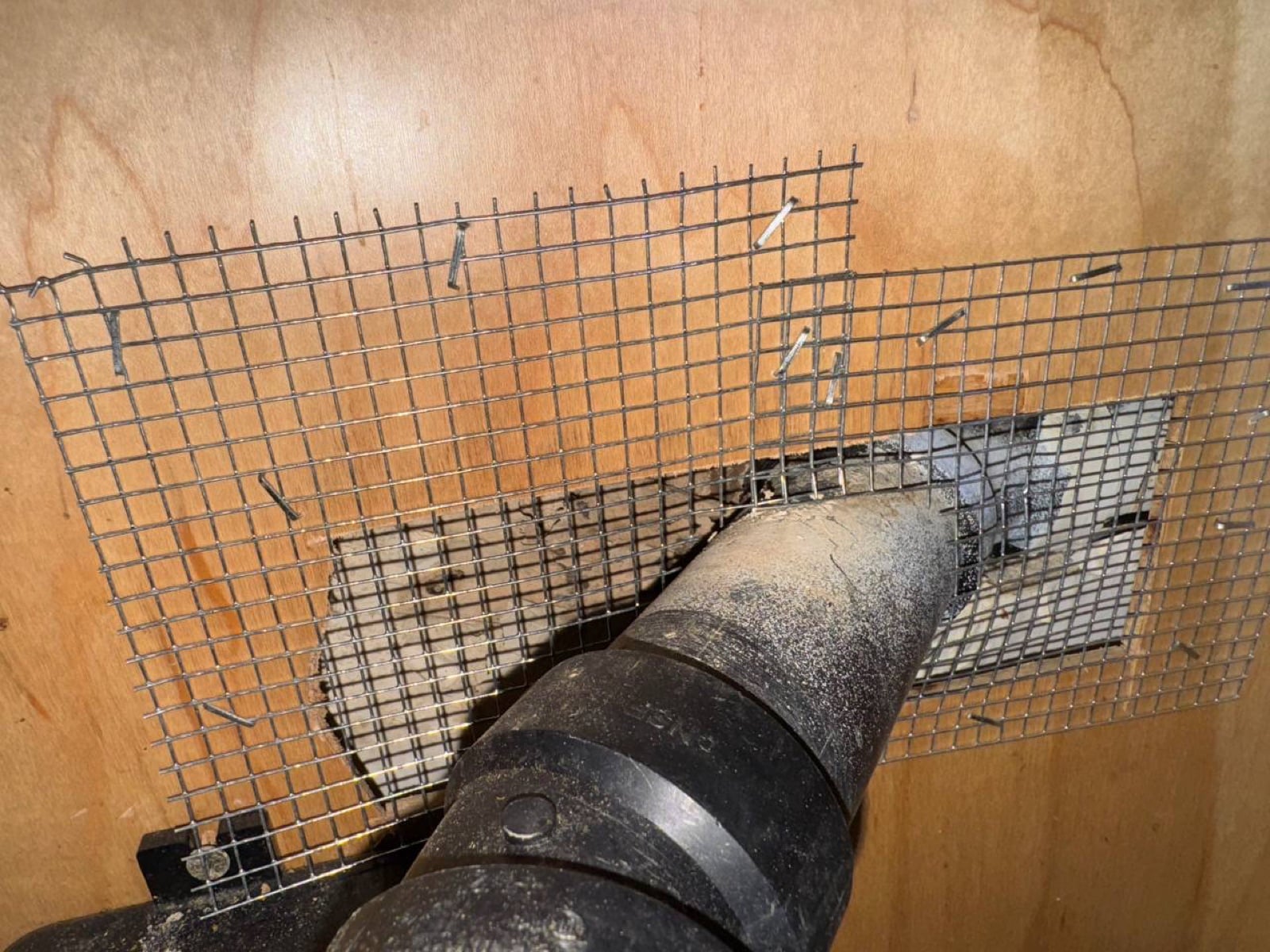Early stage of the Saratoga attic and crawl space job — the cleanup
