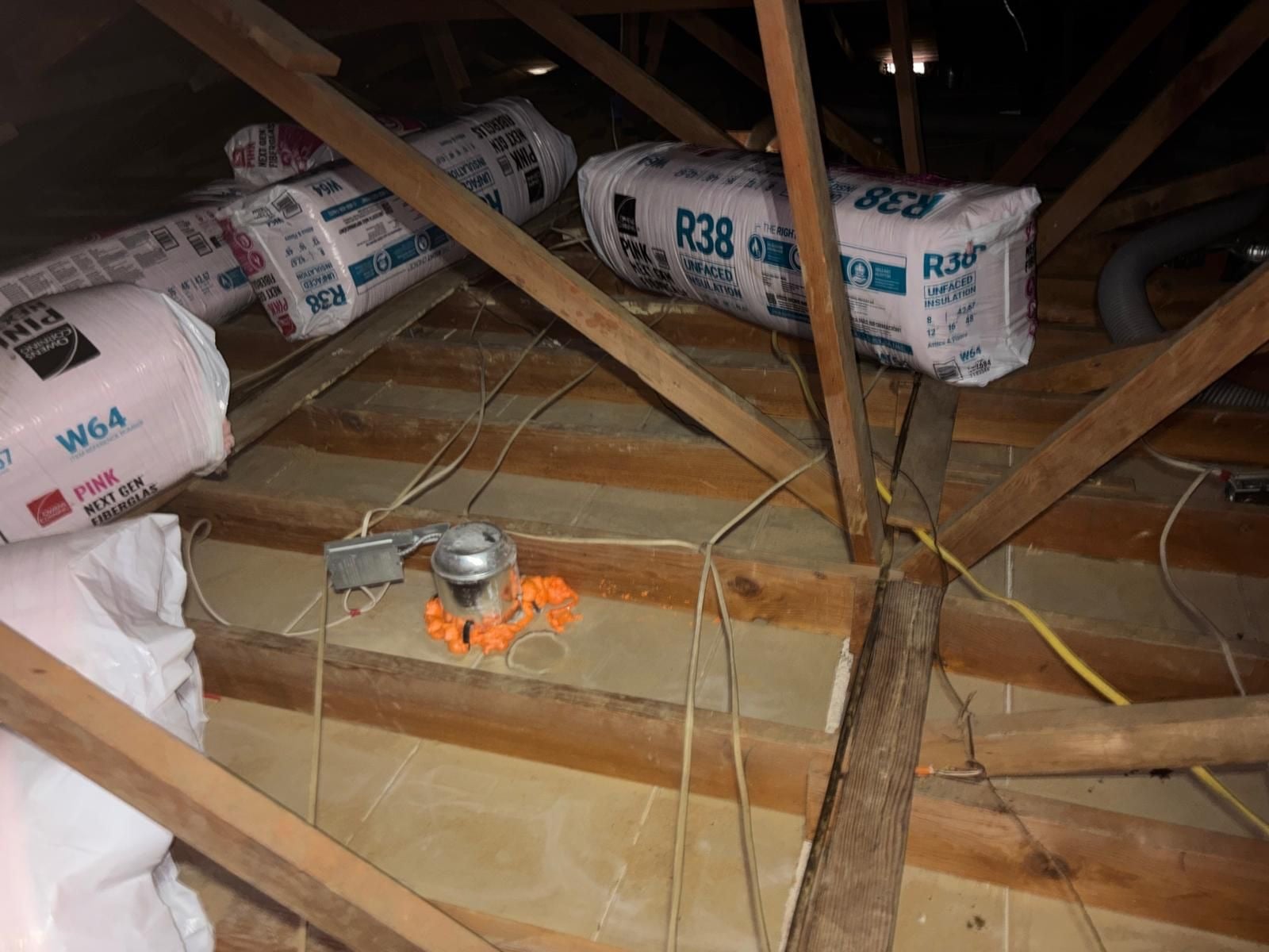 Attic Insulation Replacement and Gable Fan Installation in Downey, CA
