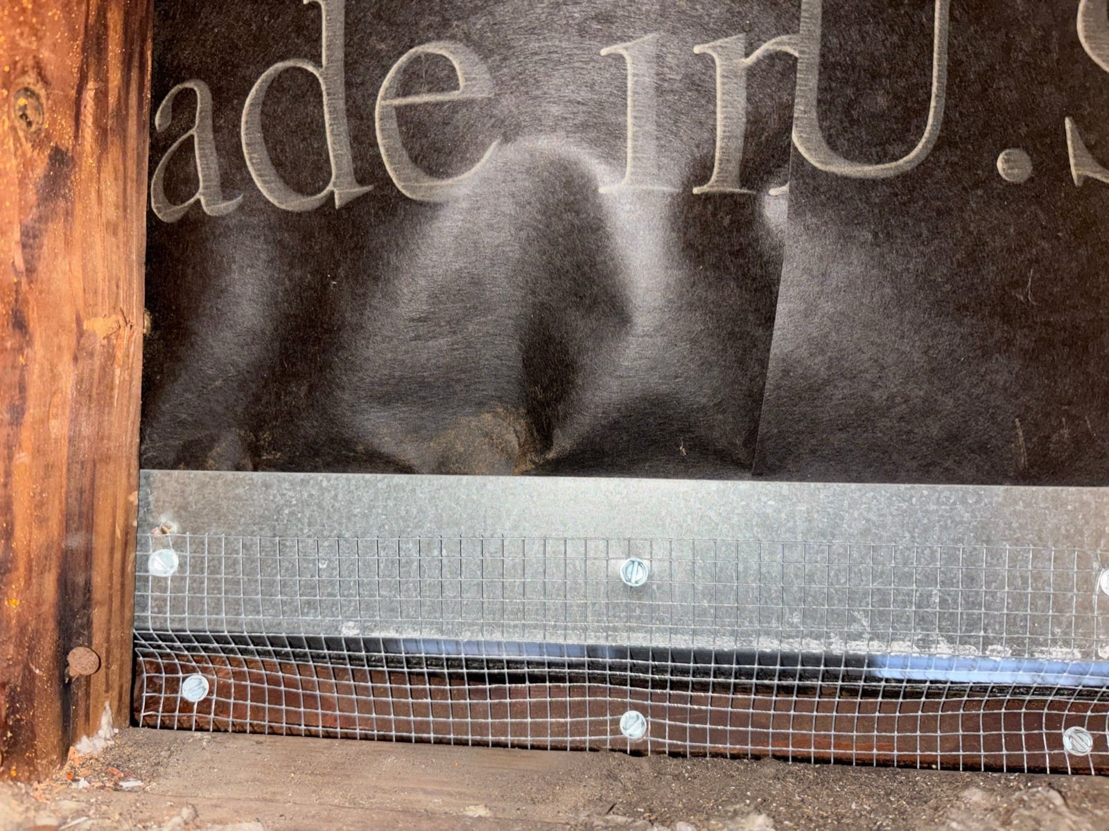 Costa Mesa attic during sealing and rodent proofing