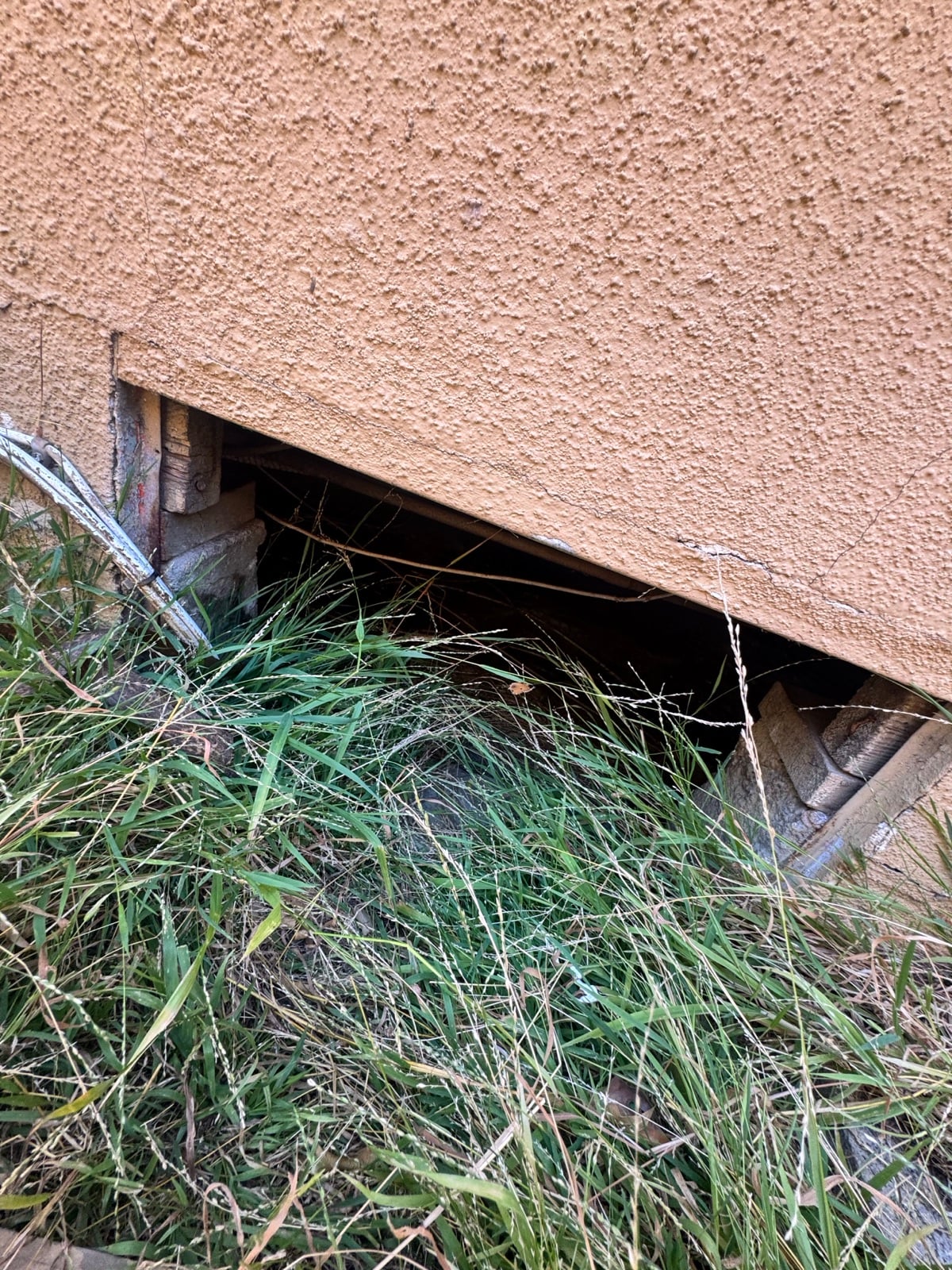 Los Angeles attic before work — detail of the condition on arrival