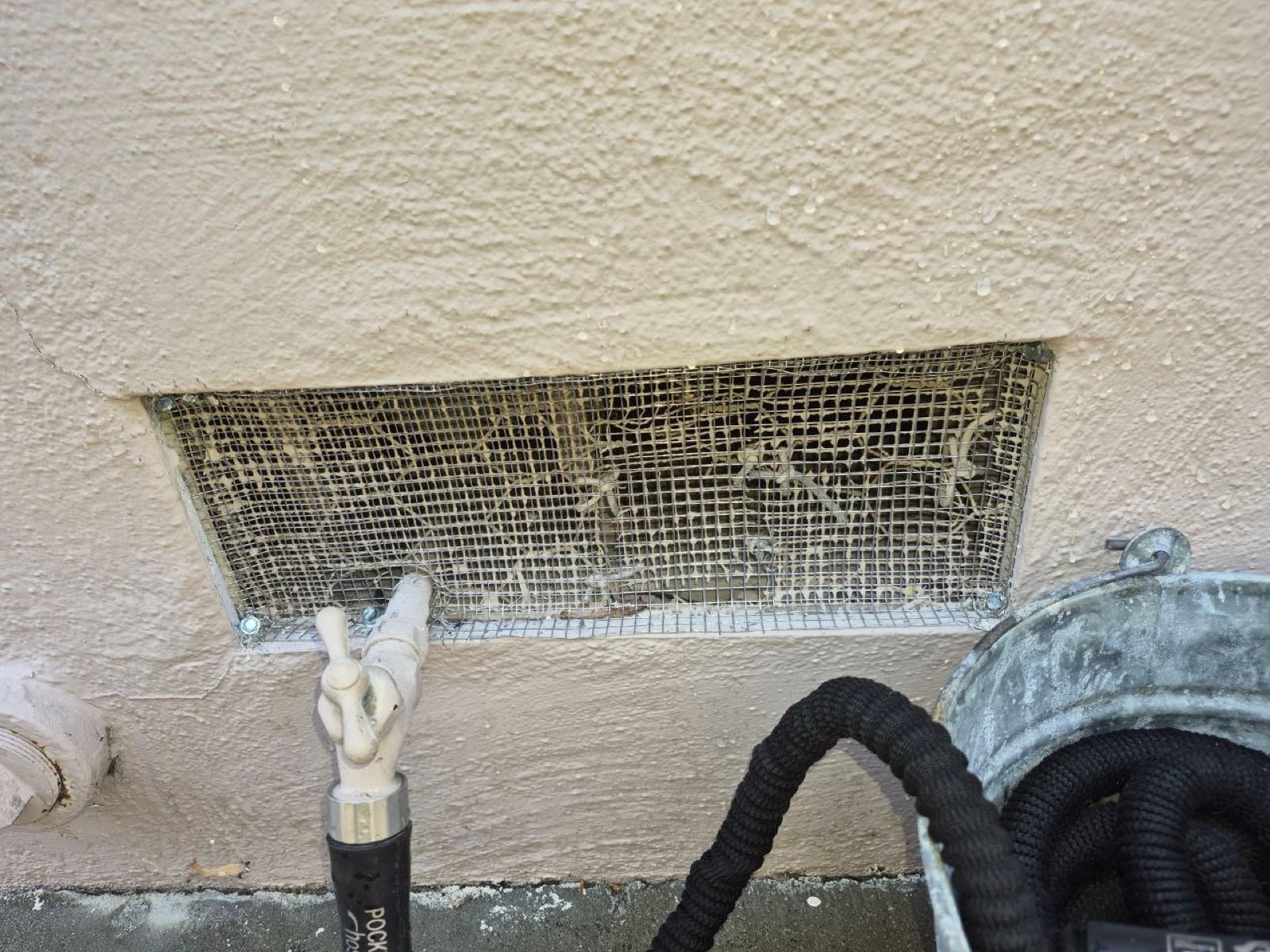 San Jose attic before work — detail of the condition on arrival
