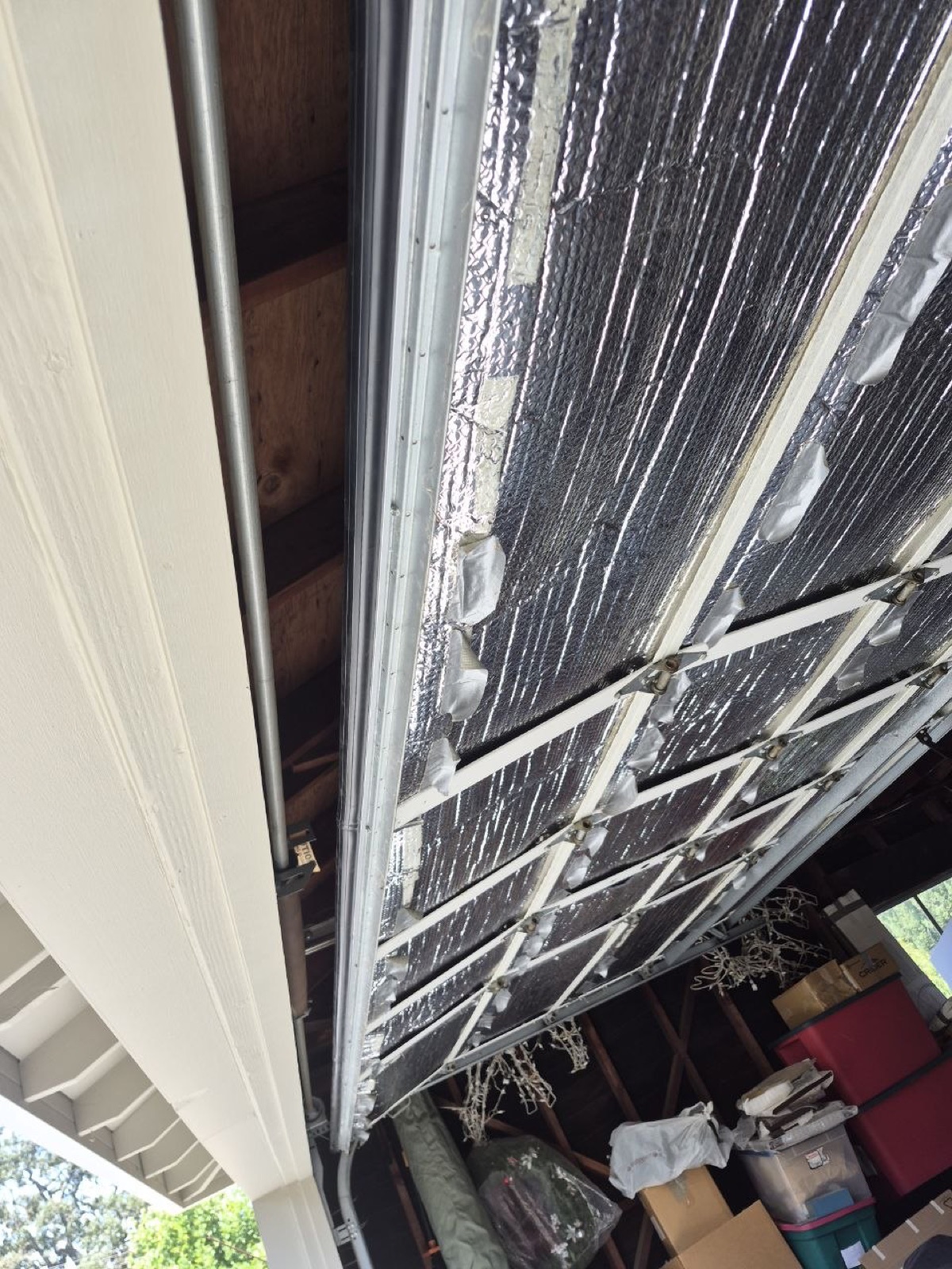 Novato attic and crawl space before work — detail of the condition on arrival