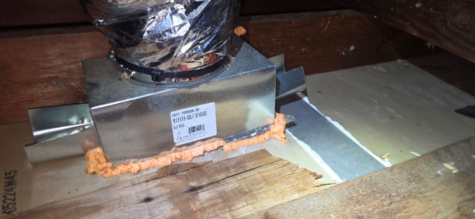 Novato attic and crawl space during sealing and rodent proofing