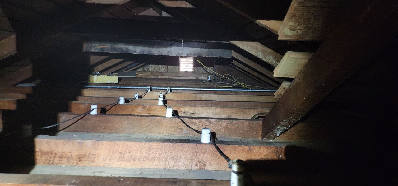 Cleared attic deck in Berkeley