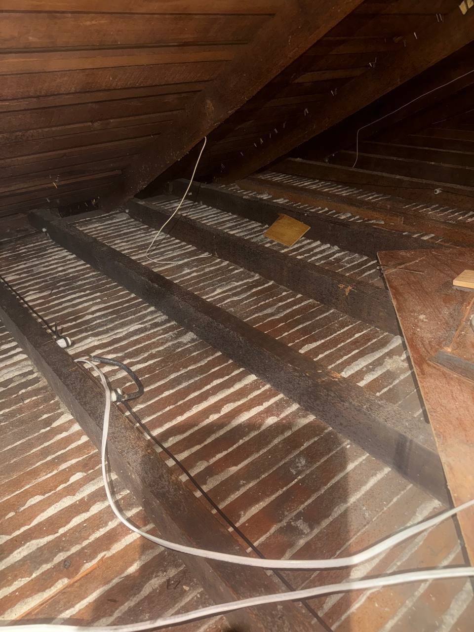 Cleared attic deck in Berkeley