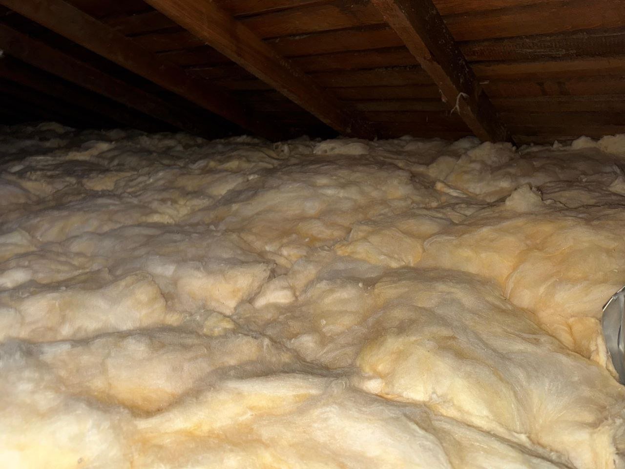 Berkeley attic after the job, new insulation installed