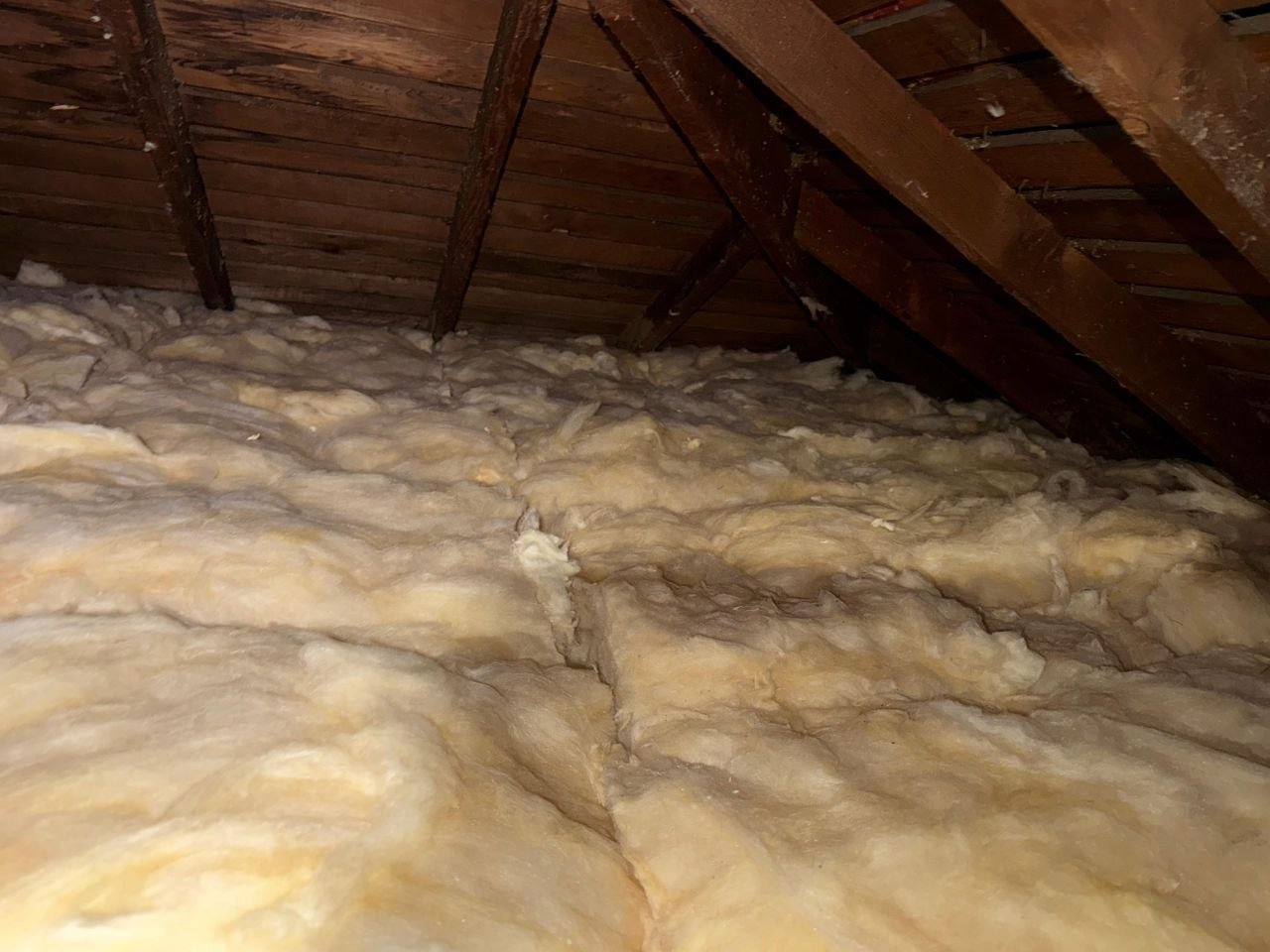 Finished Berkeley attic with new insulation