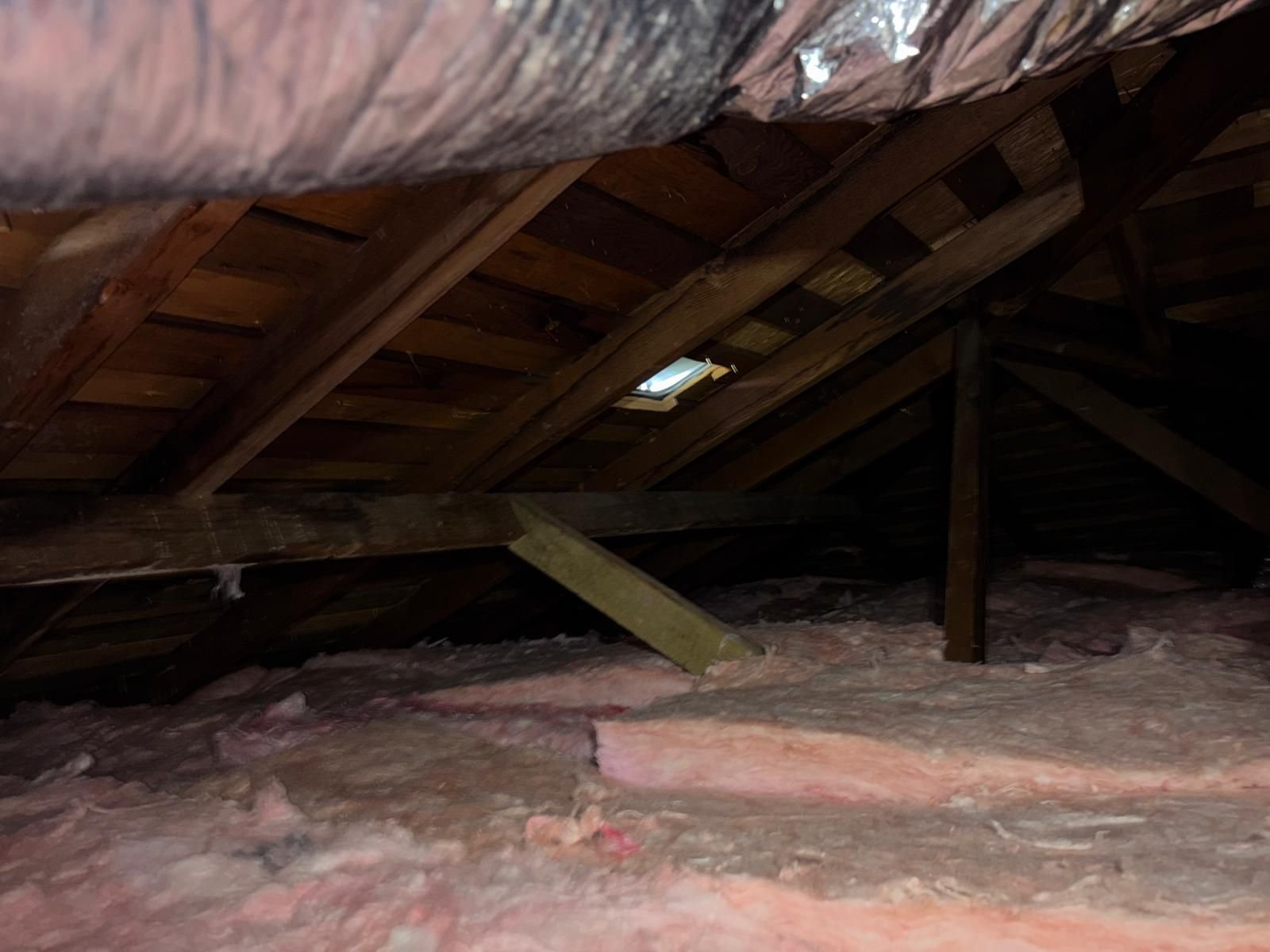 Burbank attic after the job, new insulation installed