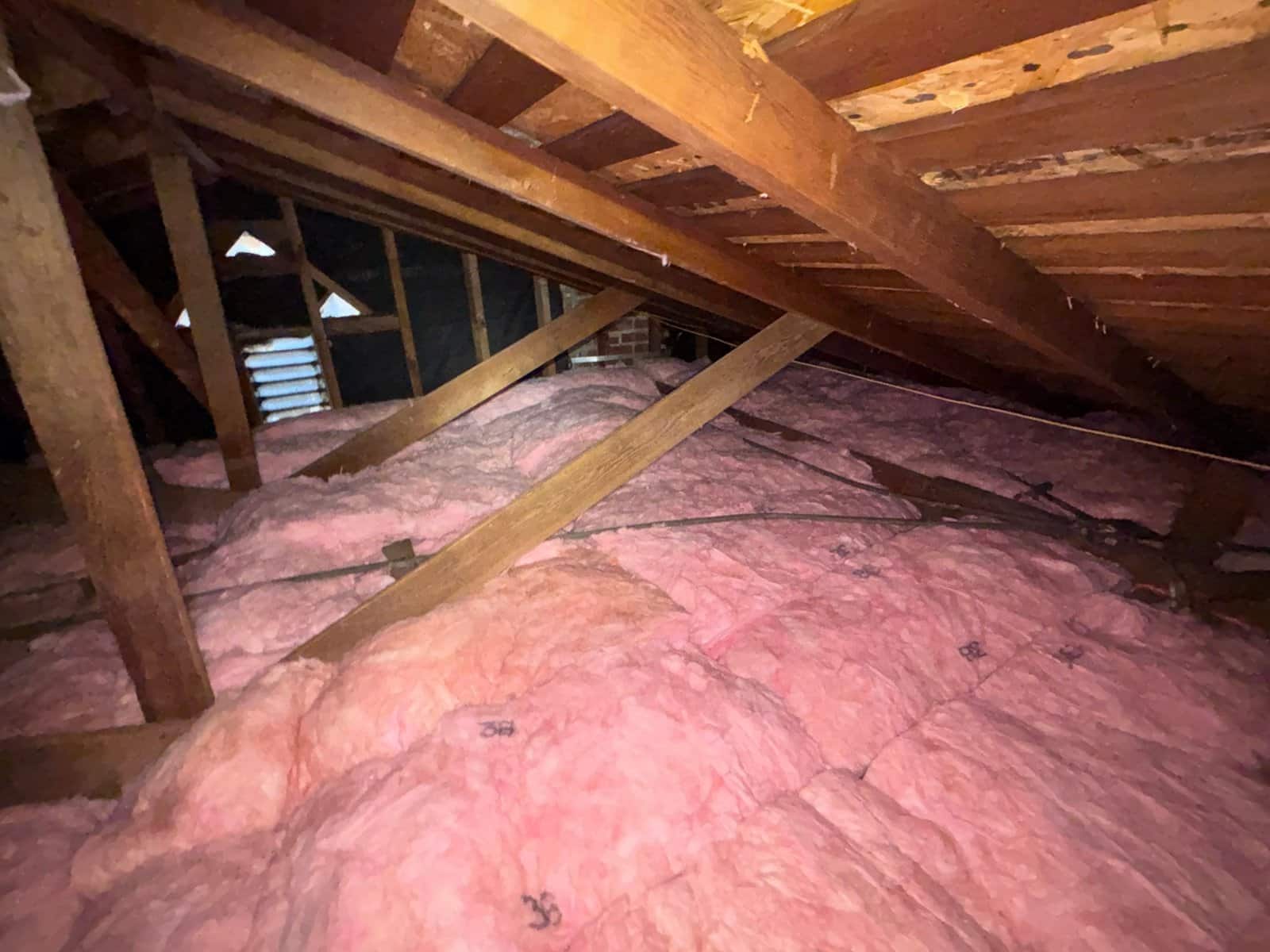 Finished Burbank attic with new insulation