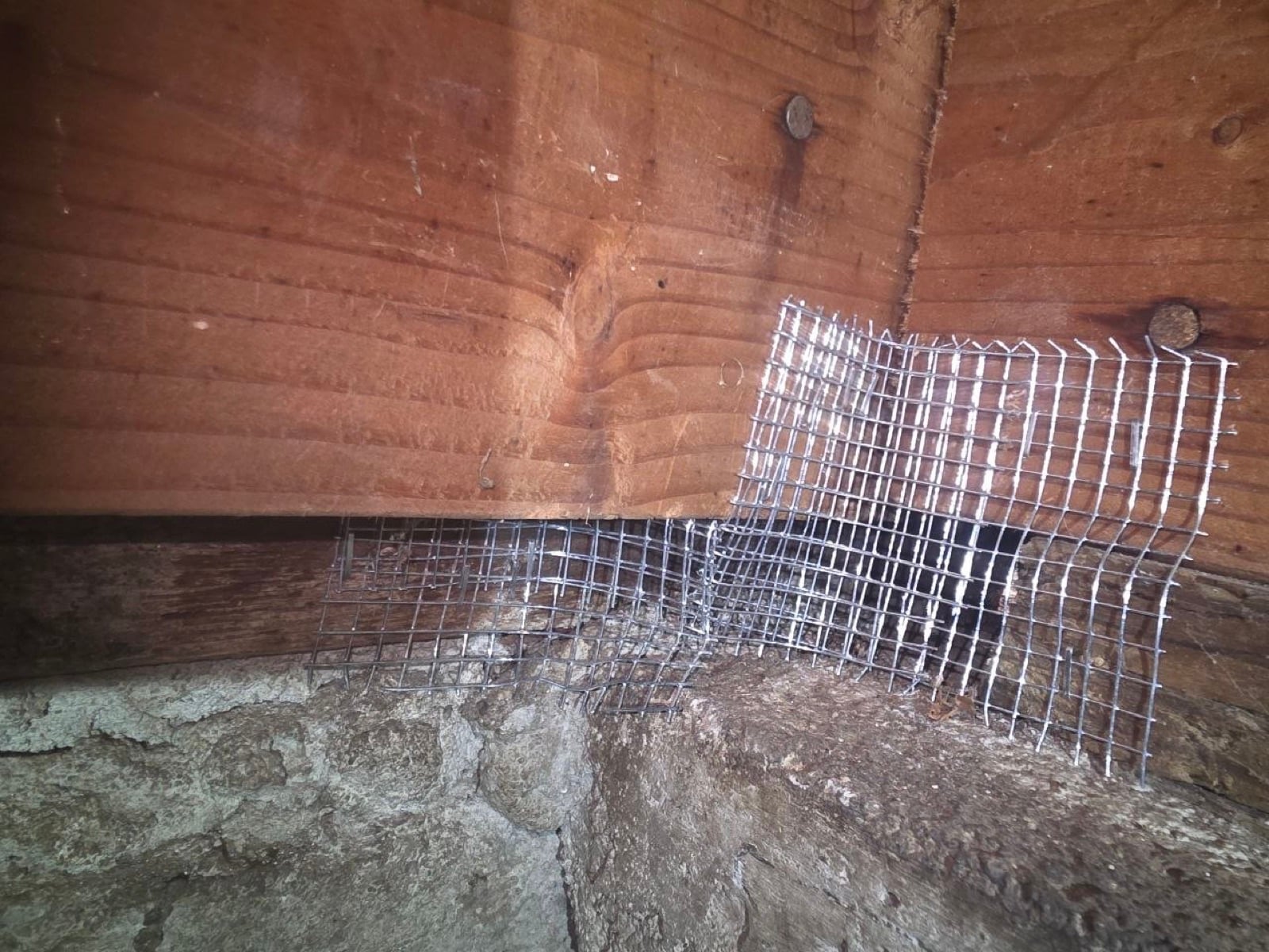 San Jose attic and crawl space with the new insulation going in