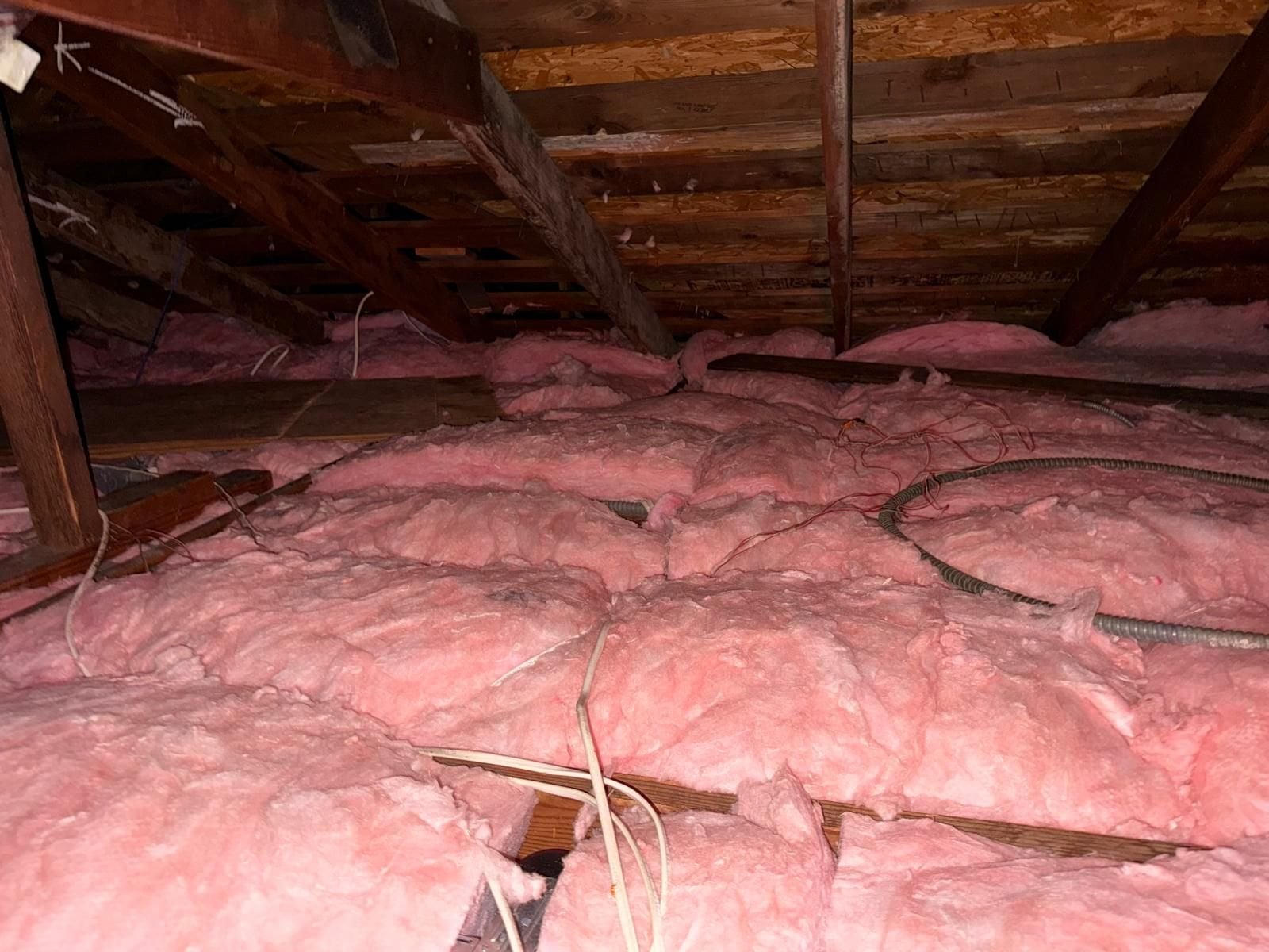 Finished Glendale attic with new insulation