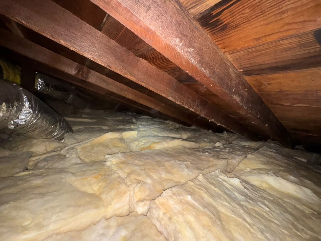 Finished Glendale attic with new insulation