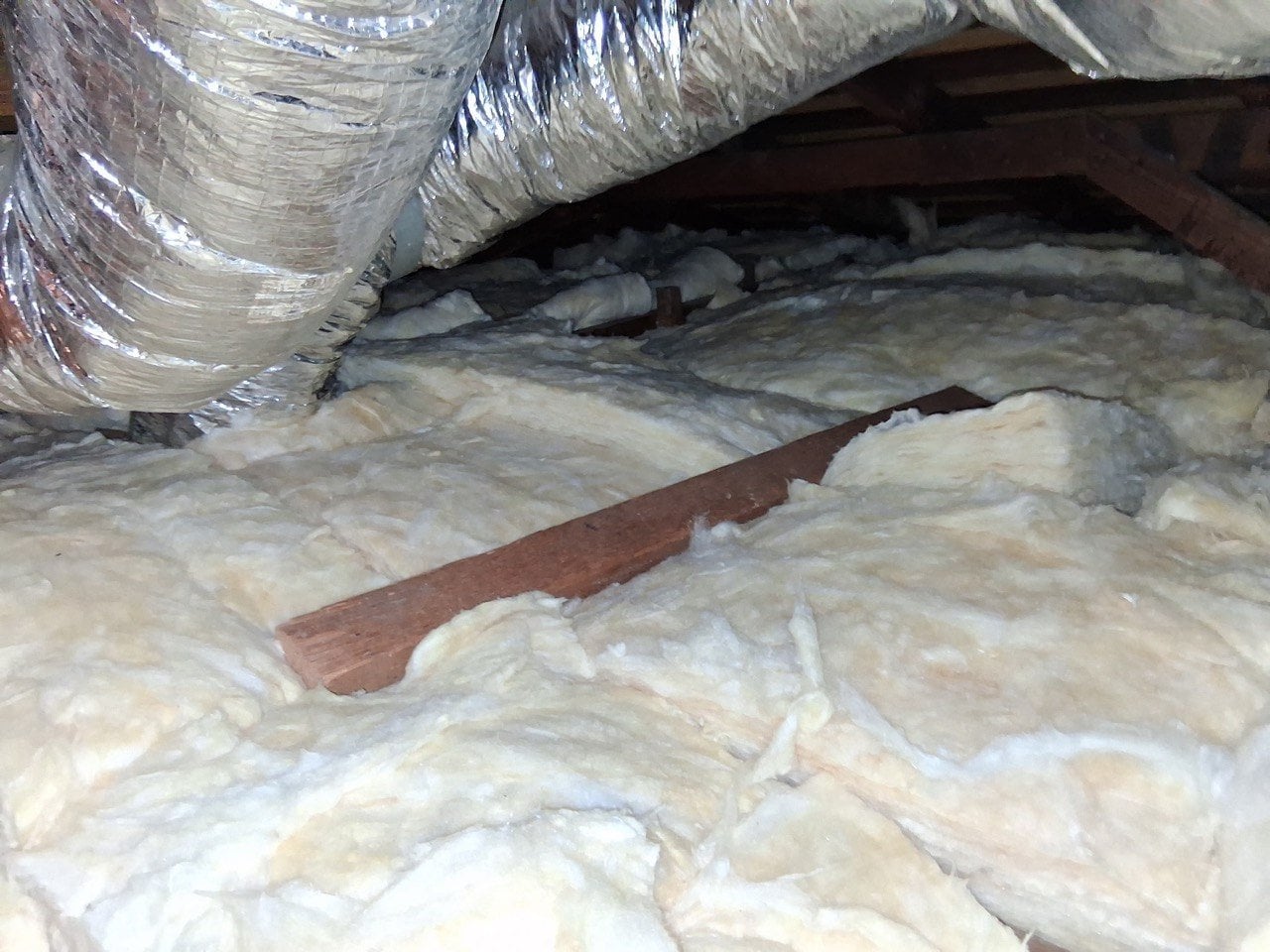 Finished Glendale attic with new insulation
