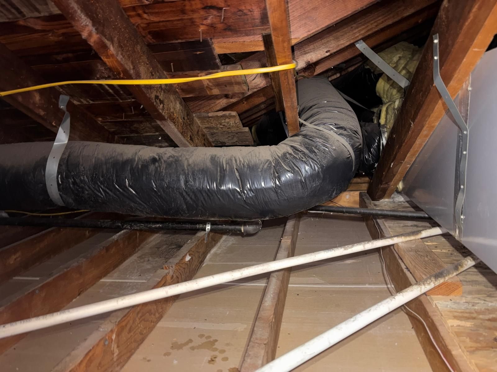 Cleared attic deck in Glendora