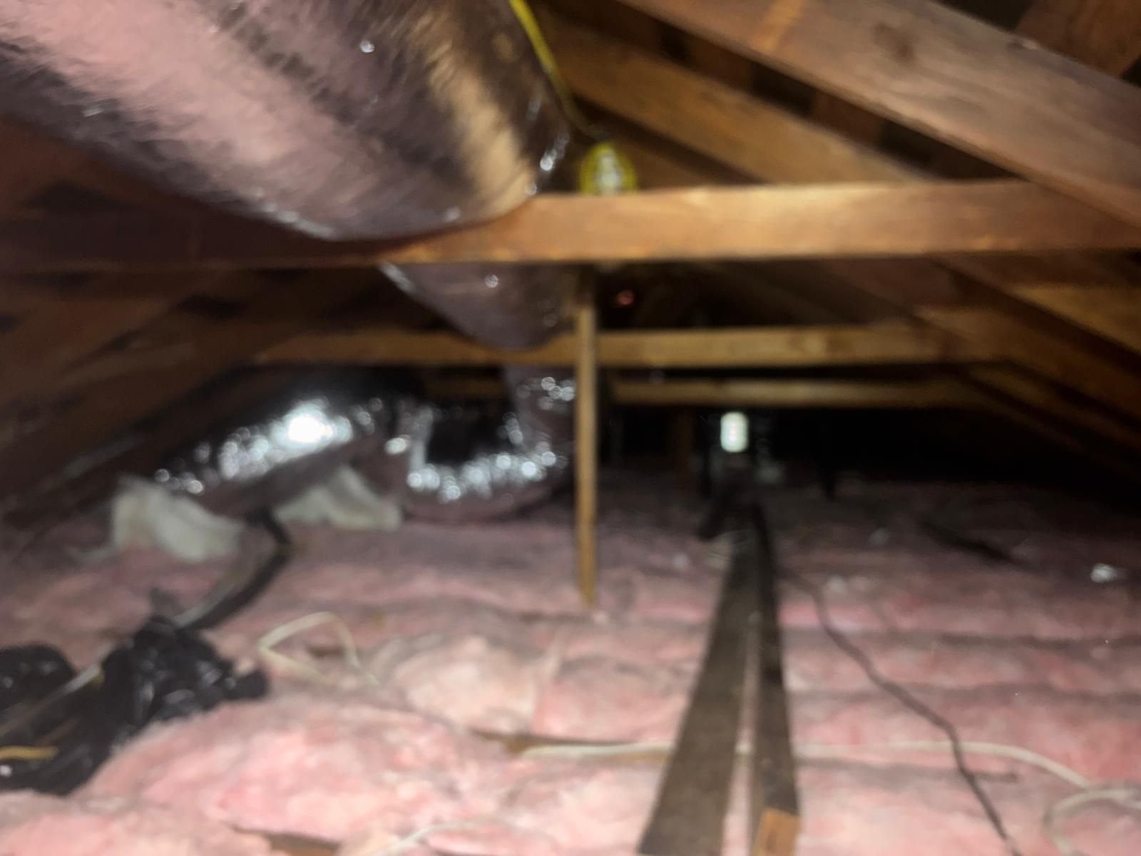 Hacienda Heights attic after the job, new insulation installed