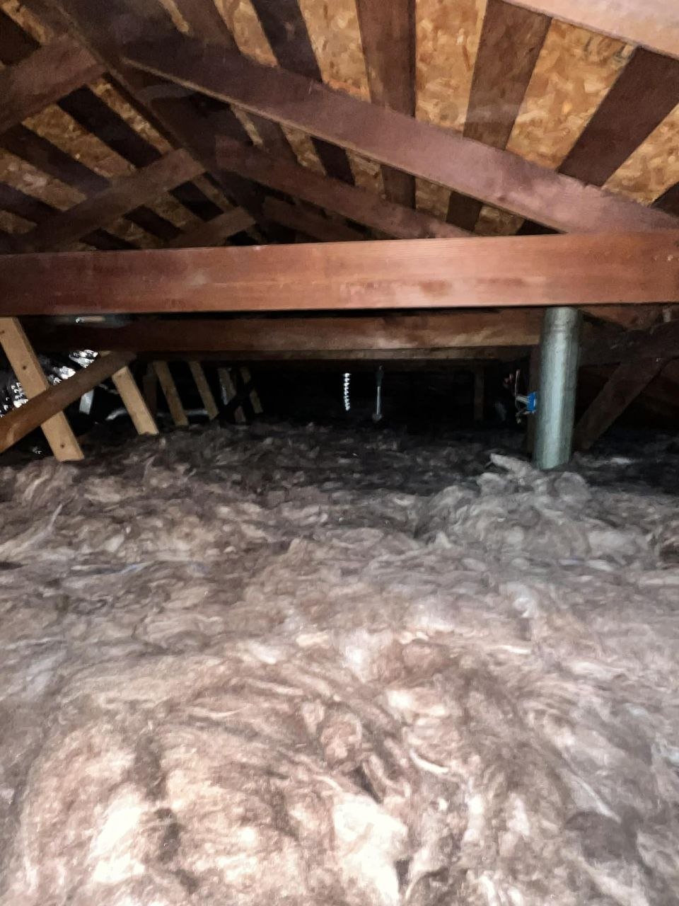 Hayward attic after the job, new insulation installed