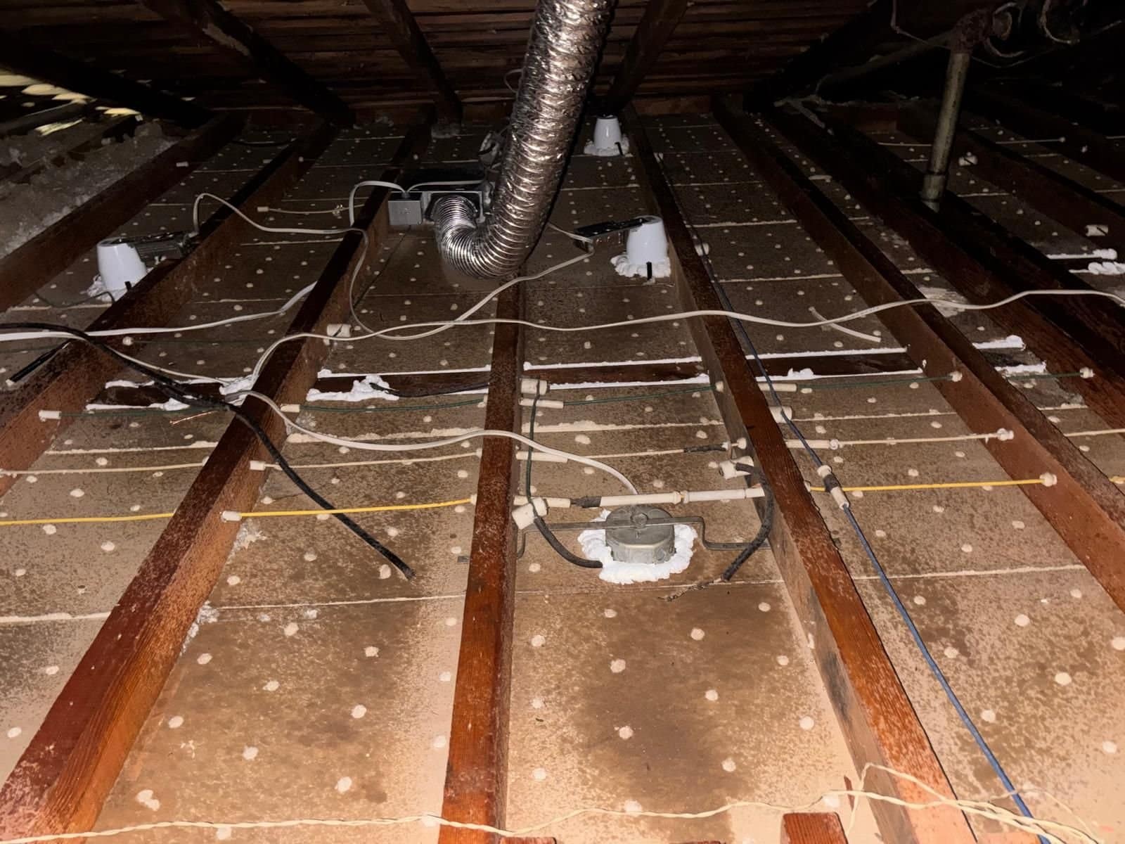 Cleared attic deck in Long Beach