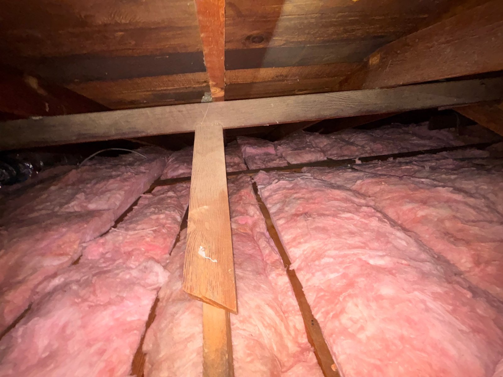 Los Angeles attic after the job, new insulation installed