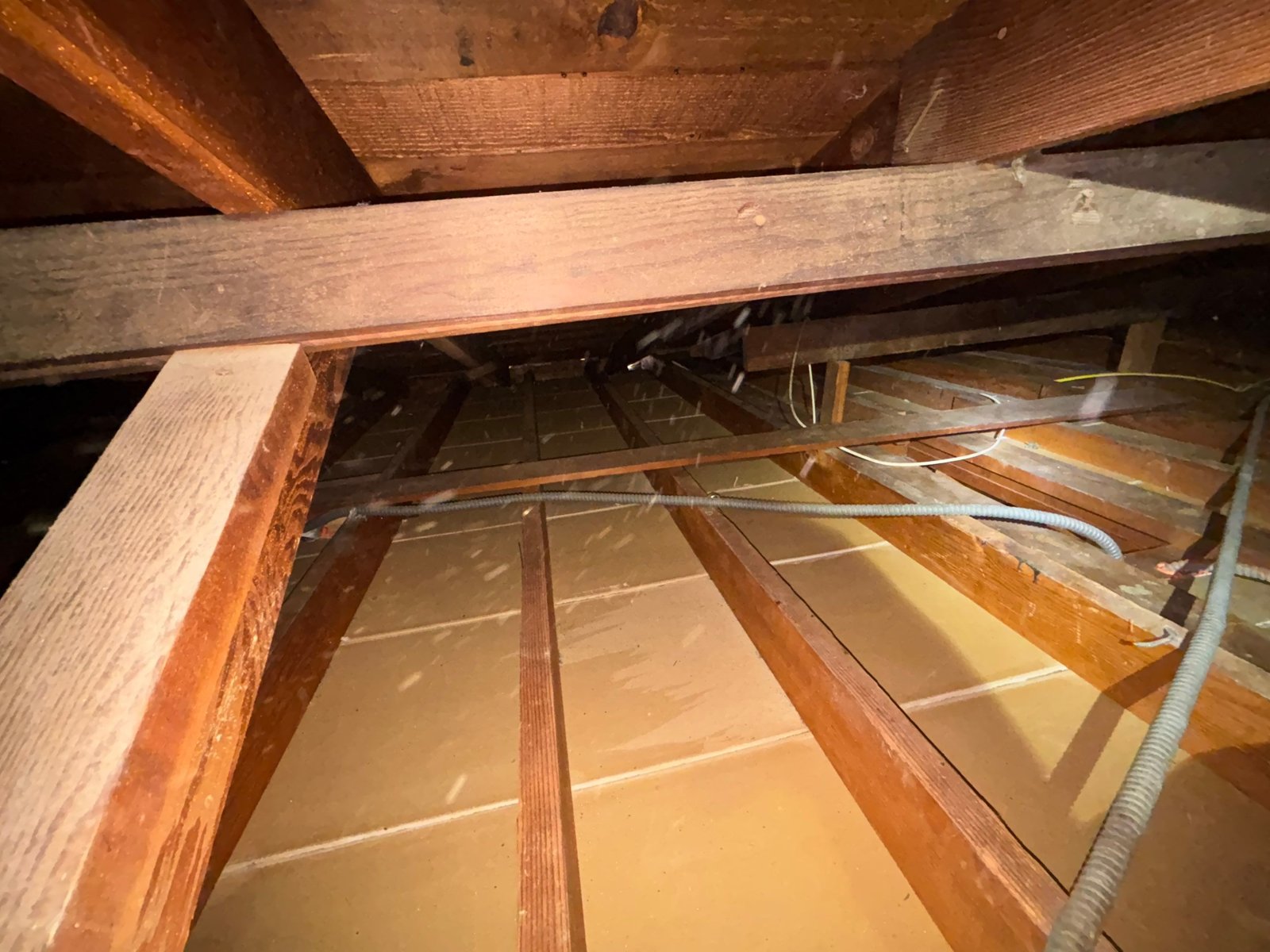 Cleared attic deck in Los Angeles