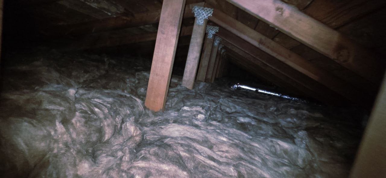 Finished Napa attic with new insulation