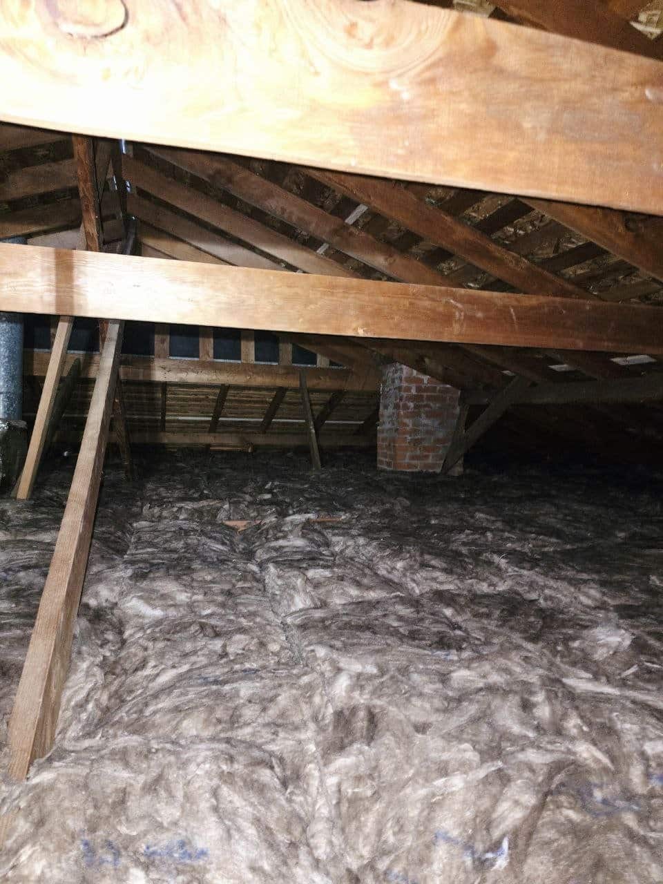 Finished Oakland attic with new insulation