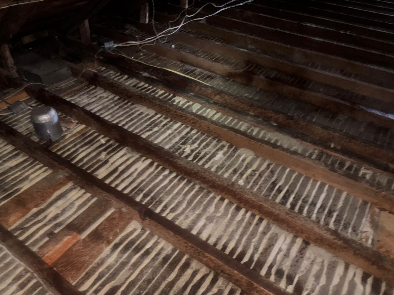Cleared attic deck in Oakland