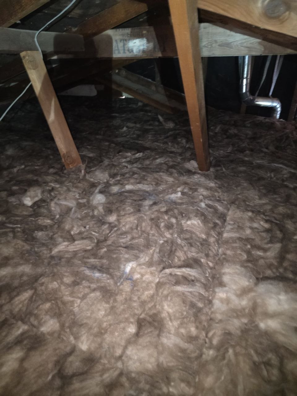 Petaluma attic after the job, new insulation installed