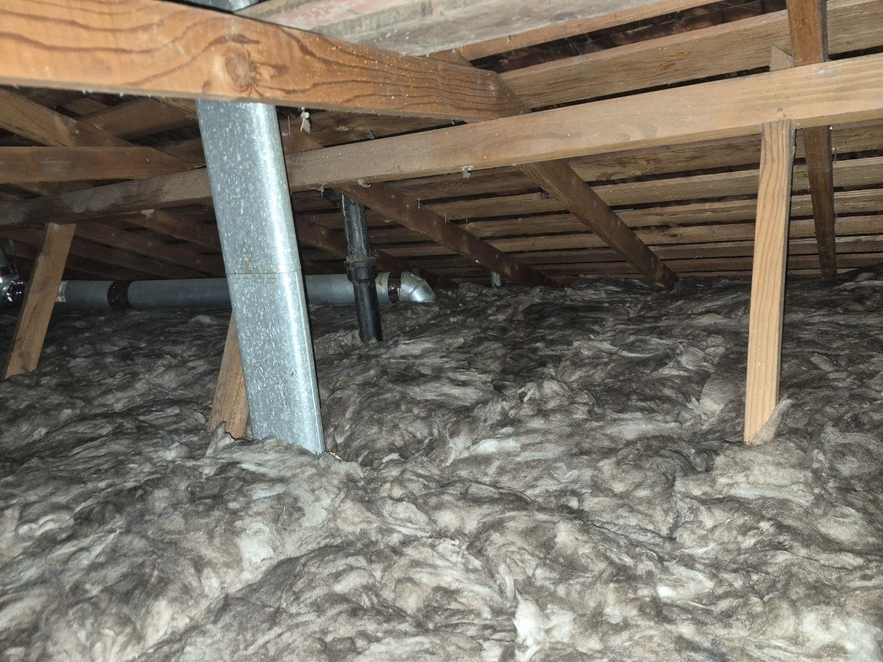 Finished San Jose attic with new insulation