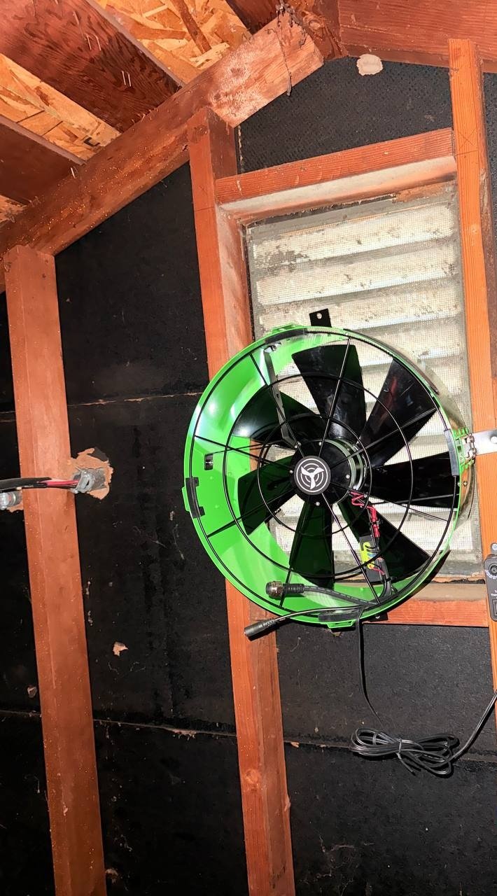 New attic fan installed in San Jose