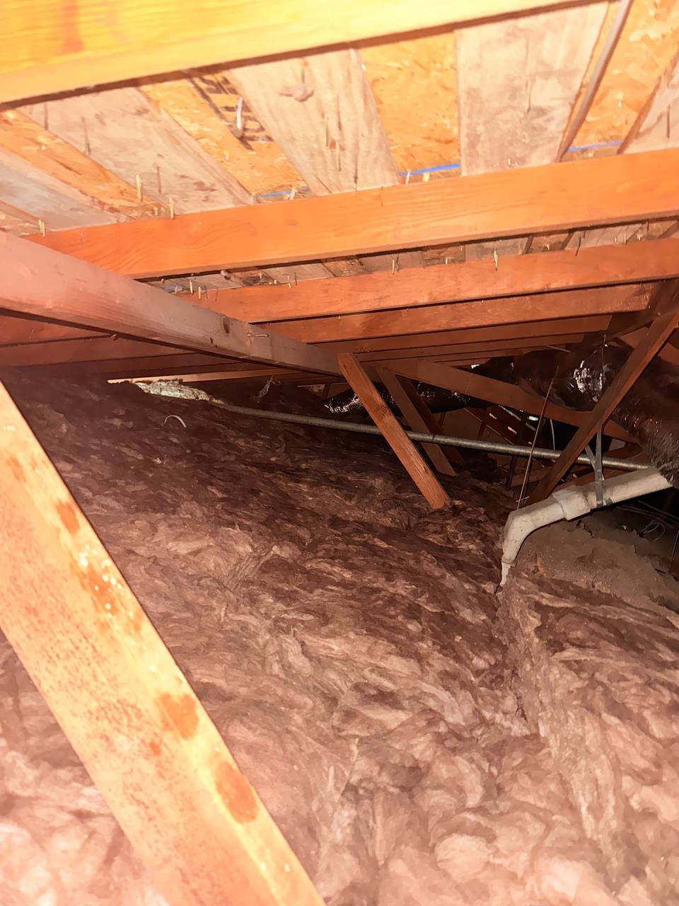 Finished San Jose attic with new insulation