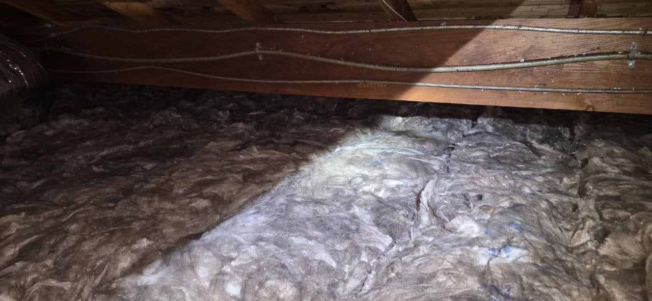 Santa Clara attic after the job, new insulation installed