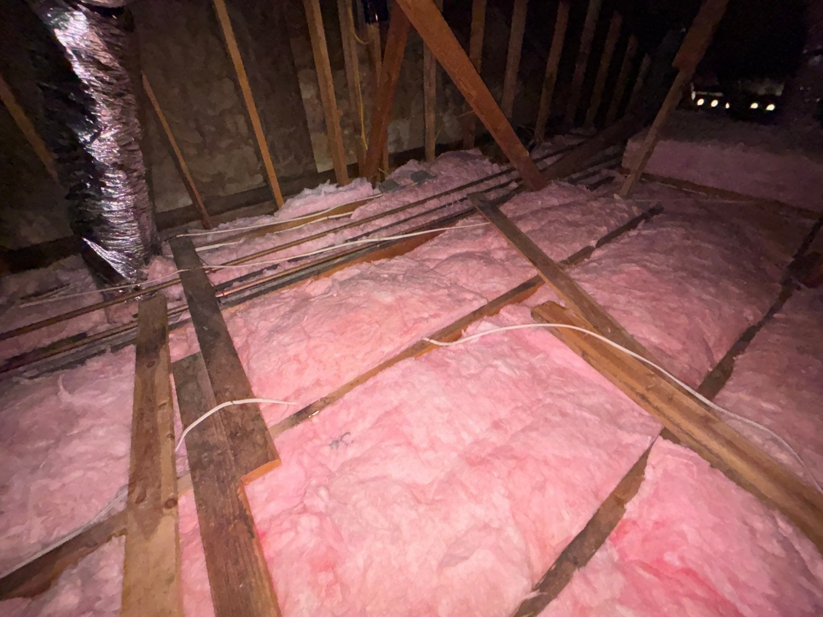 Santa Clarita attic after the job, new insulation installed