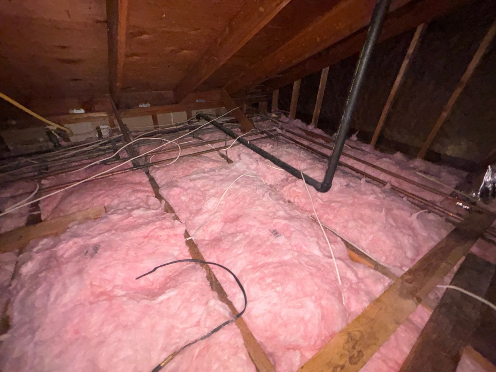 Finished Santa Clarita attic with new insulation