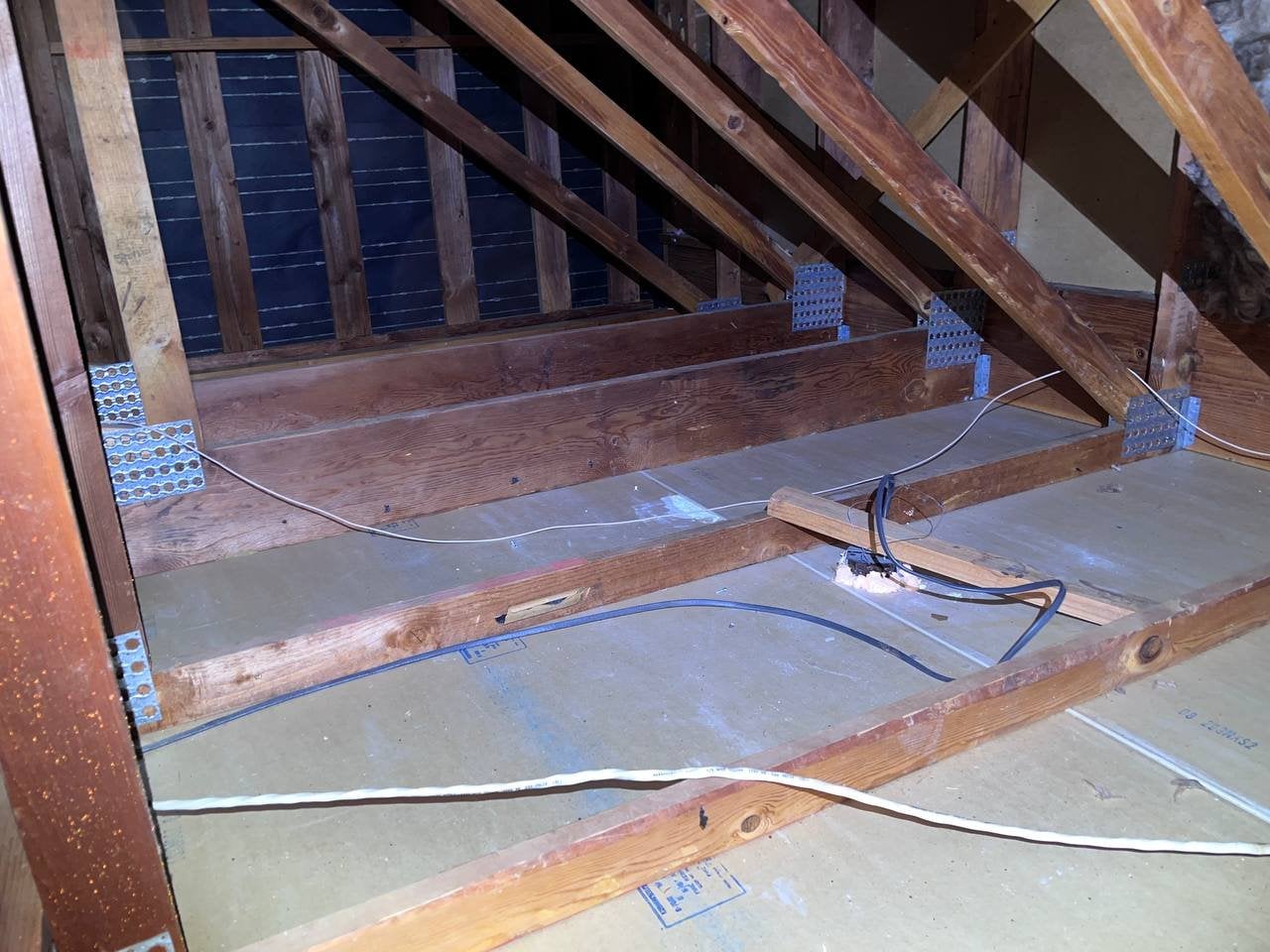 Cleared attic deck in Santa Rosa