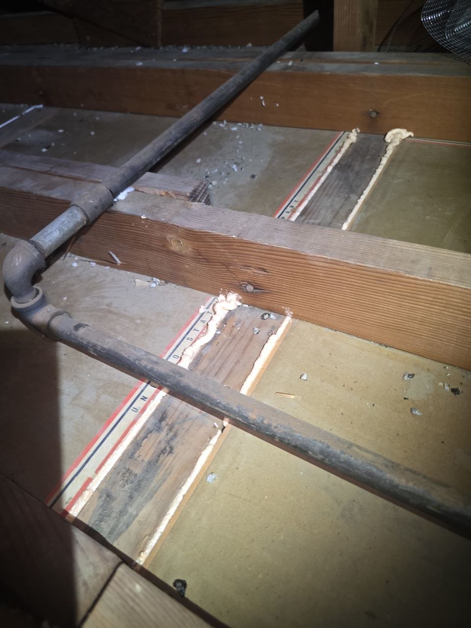 Foam sealing along attic joists in South San Francisco