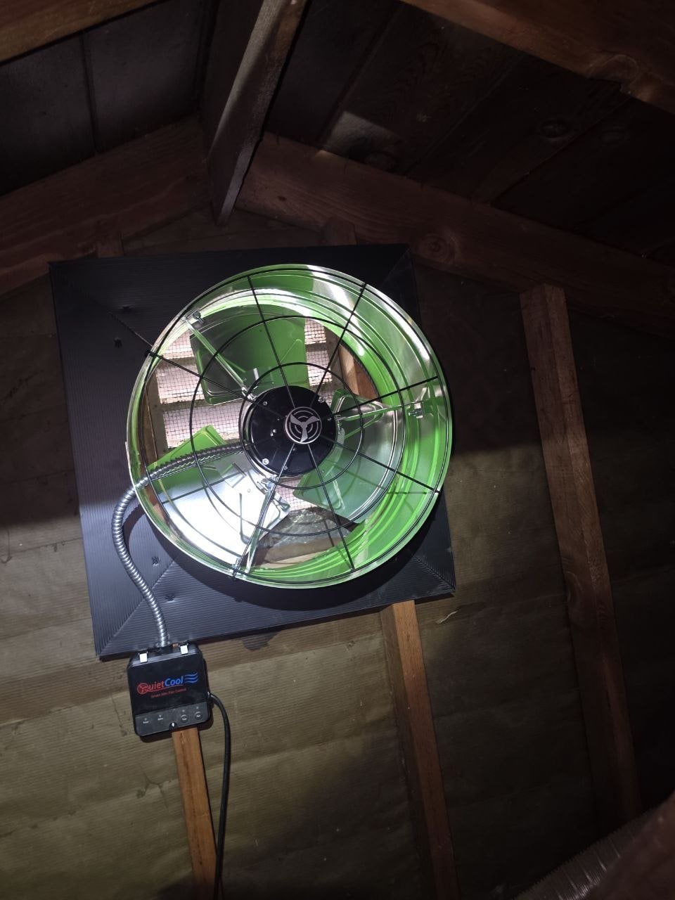 New attic fan installed in Sunnyvale