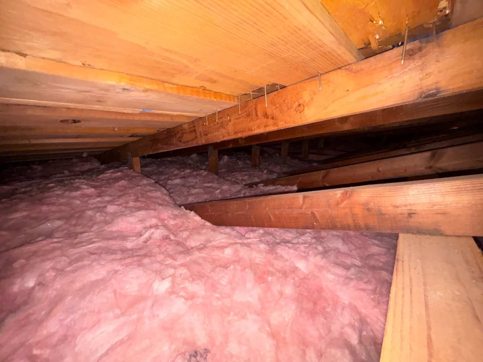 Finished Thousand Oaks attic with new insulation