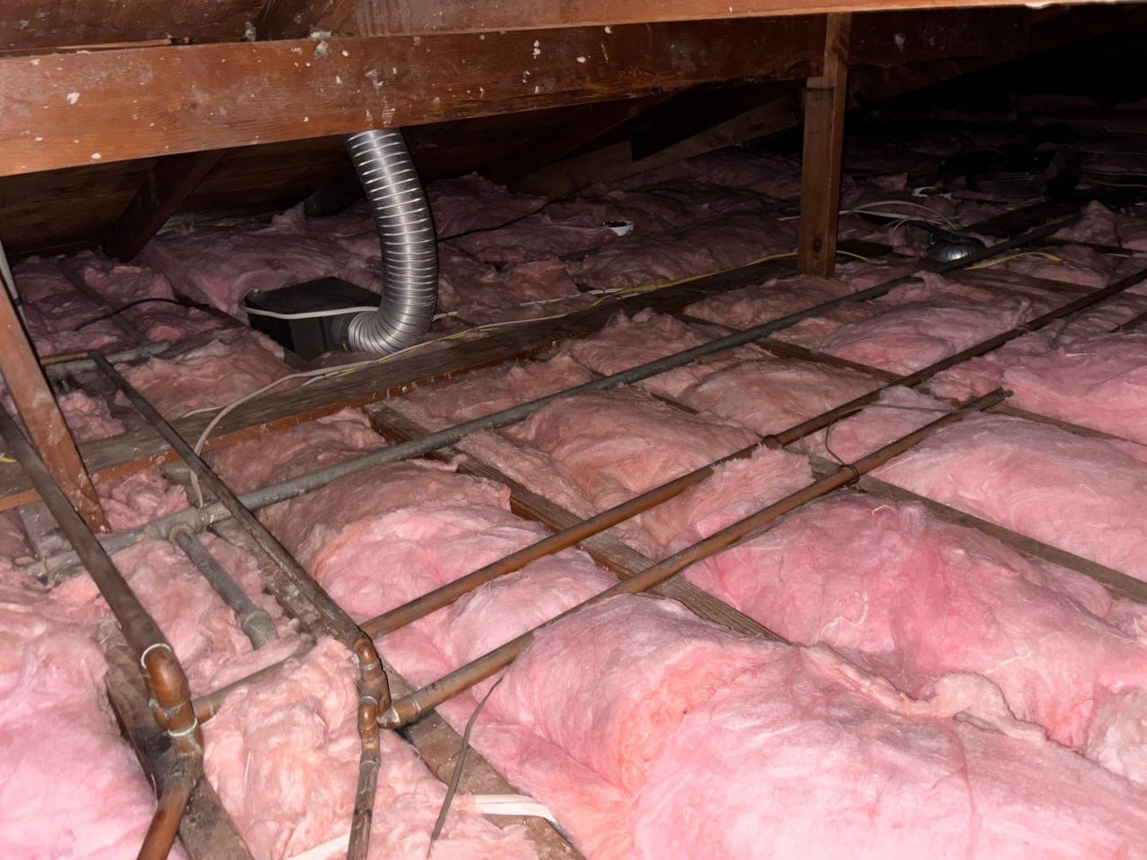 Finished Torrance attic with new insulation
