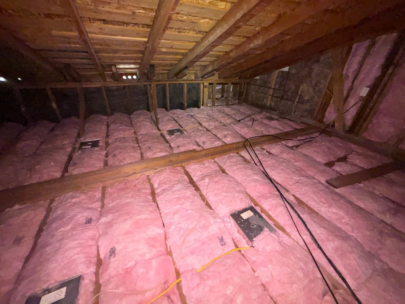 Finished Westlake Village attic with new insulation