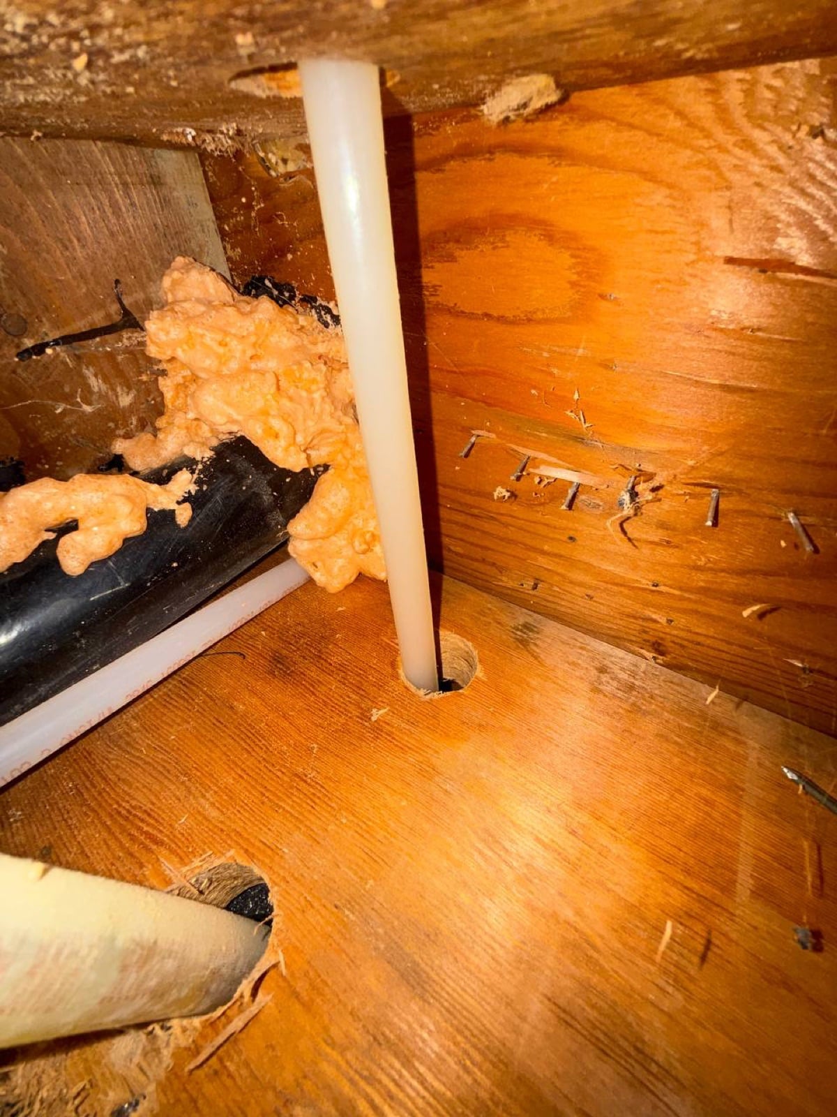 Mill Valley attic with the finish work