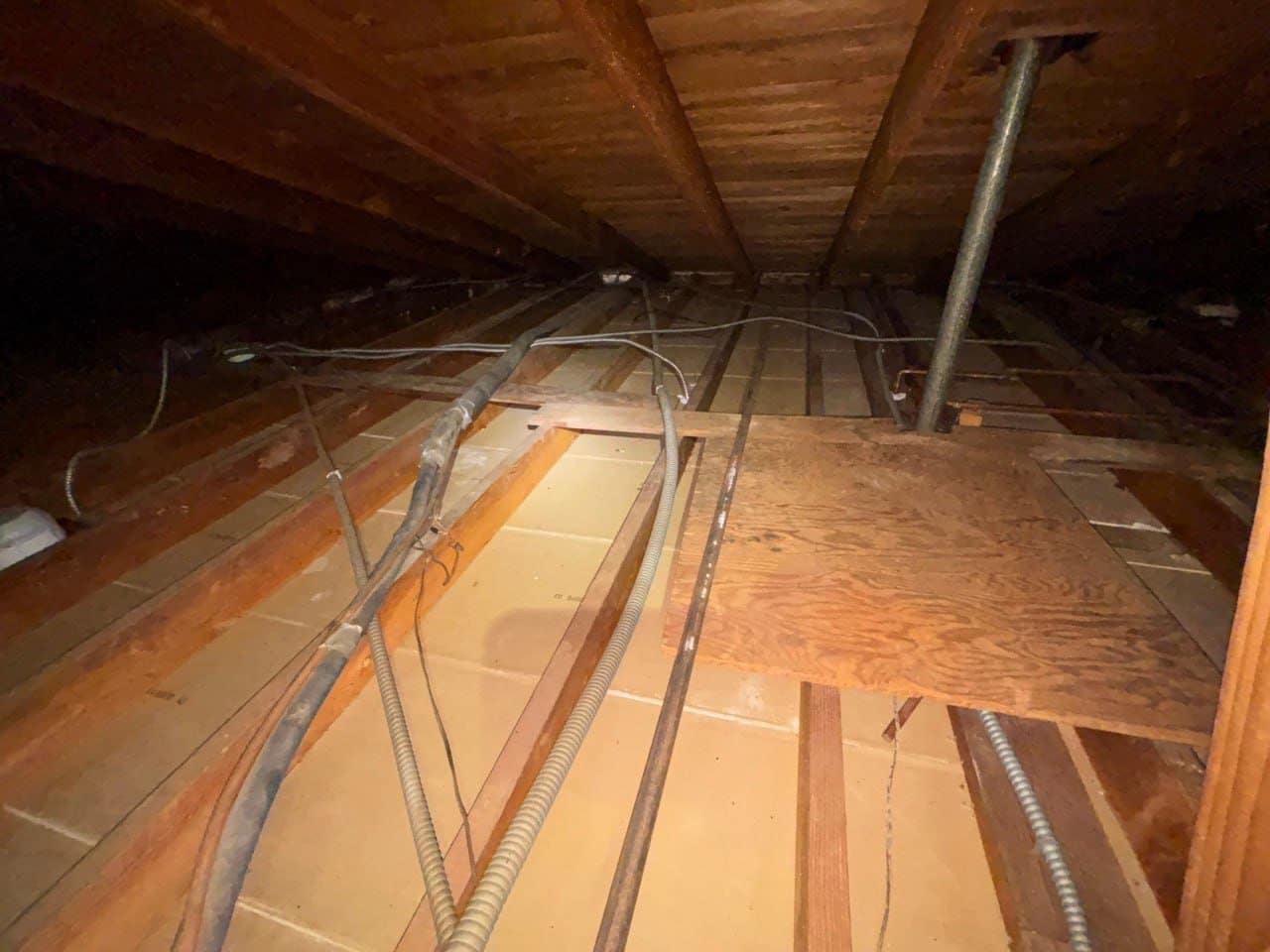 Cleared attic deck in Pasadena